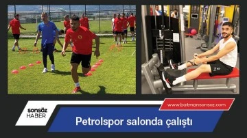 Petrolspor salonda &ccedil;alıştı