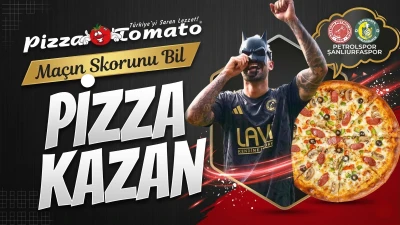 Petrolspor-Şanlıurfaspor ma&ccedil;ının skorunu bil pizza kazan