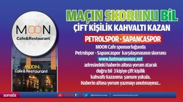 Petrolspor - Sapancaspor ma&ccedil;ın skorunu bil &ccedil;ift kişilik kahvaltı kazan