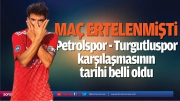 Petrolspor - Turgutluspor karşılaşmasının tarihi belli oldu