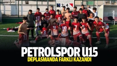 Petrolspor U15 deplasmanda farklı kazandı