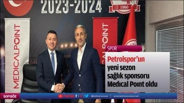  Petrolspor’un yeni sezon sağlık sponsoru Medıcal Poınt oldu