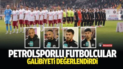 Petrolsporlu futbolcular galibiyeti değerlendirdi