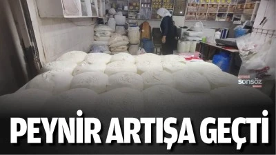 Peynir artışa ge&ccedil;ti