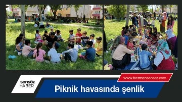 Piknik havasında şenlik
