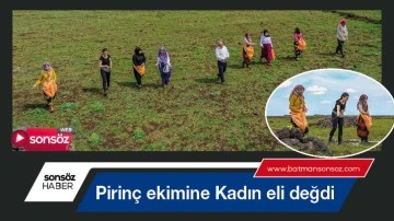 Pirin&ccedil; ekimine Kadın eli değdi