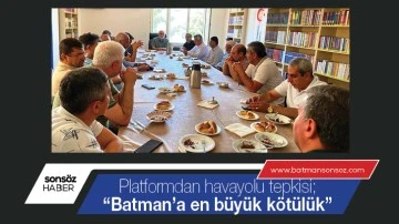 Platformdan havayolu tepkisi