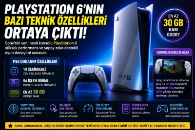 PlayStation 6&rsquo;nın Teknik &Ouml;zellikleri Sızdırıldı