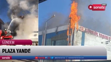 Plaza yandı!