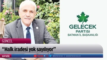 POLAT &ldquo;Halk iradesi yok sayılıyor&rdquo;