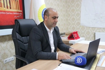 Polateli Belediye Başkanı Koyuncu, AA'nın "Yılın Kareleri" oylamasına katıldı