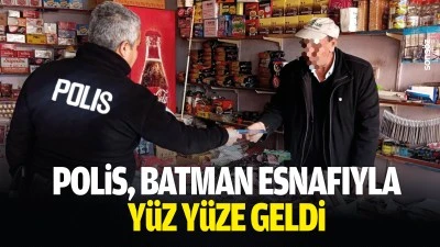 Polis, Batman Esnafıyla y&uuml;z y&uuml;ze geldi