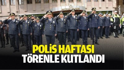 Polis Haftası t&ouml;renle kutlandı
