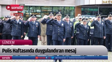 Polis Haftasında duygulandıran mesaj