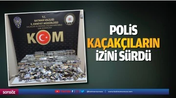 Polis, ka&ccedil;ak&ccedil;ıların izini s&uuml;rd&uuml;