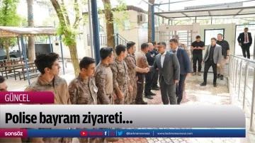 Polise bayram ziyareti&hellip;