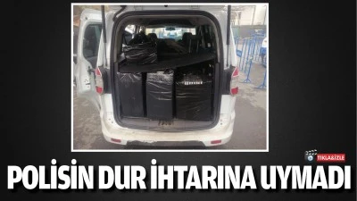 Polisin dur ihtarına uymadı