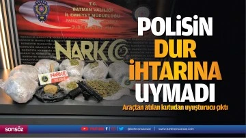 Polisin dur ihtarına uymadı