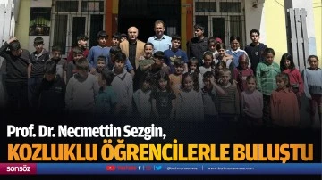 Prof. Dr. Necmettin Sezgin, Kozluklu &Ouml;ğrencilerle buluştu