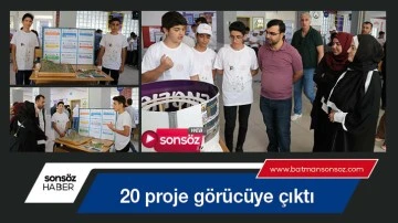 Projeler g&ouml;r&uuml;c&uuml;ye &ccedil;ıktı