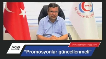 &ldquo;PROMOSYONLAR G&Uuml;NCELLENMELİ&rdquo;