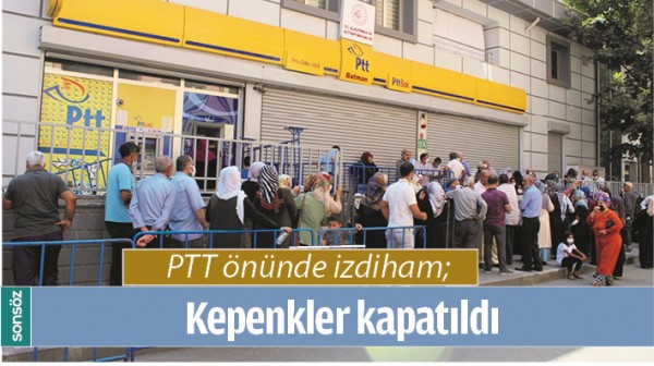 PTT &Ouml;N&Uuml;NDE İZDİHAM