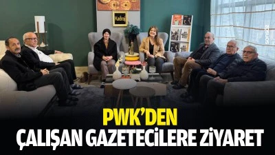 PWK&rsquo;den &Ccedil;alışan Gazetecilere ziyaret