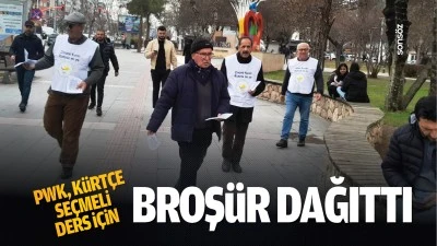 PWK, K&uuml;rt&ccedil;e se&ccedil;meli ders i&ccedil;in broş&uuml;r dağıttı
