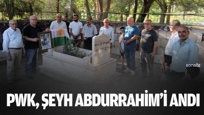 PWK, Şeyh Abdurrahim'i andı