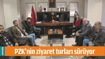 PZK&rsquo;NİN ZİYARET TURLARI S&Uuml;R&Uuml;YOR