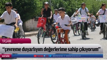 "&ccedil;evreme duyarlıyım değerlerime sahip &ccedil;ıkıyorum" 