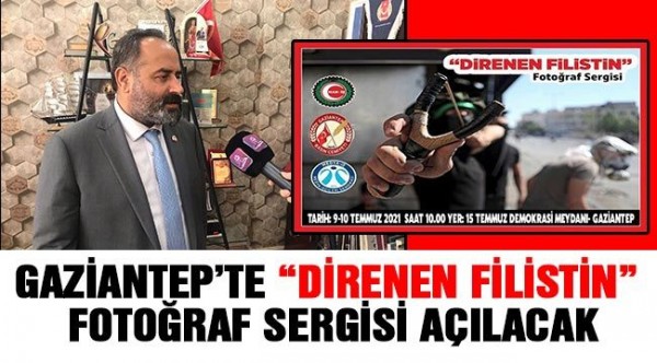 "DİRENEN FİLİSTİN" FOTOĞRAF SERGİSİ A&Ccedil;ILACAK