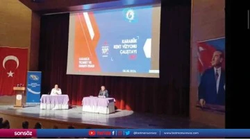 "Karab&uuml;k Kent Vizyonu &Ccedil;alıştayı 2037" d&uuml;zenlendi