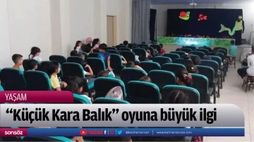 "K&uuml;&ccedil;&uuml;k Kara Balık" oyuna b&uuml;y&uuml;k ilgi