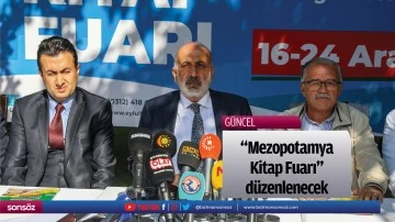 "Mezopotamya Kitap Fuarı" d&uuml;zenlenecek