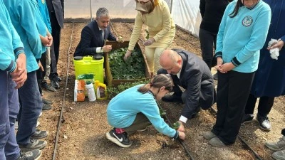 "Okuldaki &Ccedil;iftlik Projesi" hayata ge&ccedil;irildi