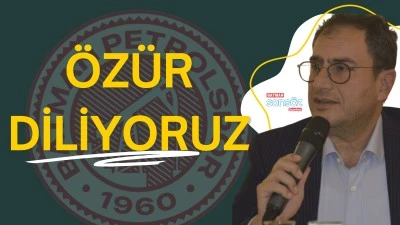 "&Ouml;Z&Uuml;R DİLİYORUZ"