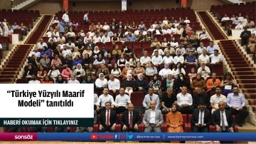 "T&uuml;rkiye Y&uuml;zyılı Maarif Modeli" tanıtıldı