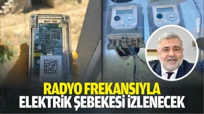 Radyo frekansıyla elektrik şebekesi izlenecek