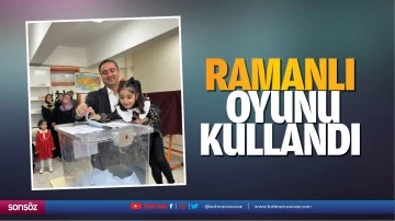 Ramanlı oyunu kullandı