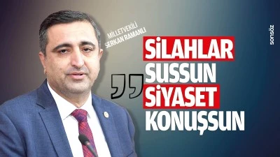 Ramanlı; &ldquo;Silahlar sussun, siyaset konuşsun&rdquo;