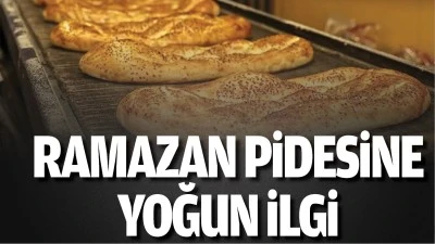 Ramazan pidesine yoğun ilgi