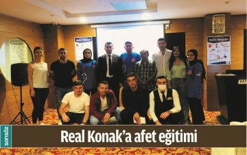 REAL KONAK&rsquo;A AFET EĞİTİMİ