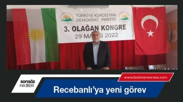 Recebanlı&rsquo;ya yeni g&ouml;rev
