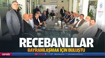 Recebanlılar, bayramlaşmak i&ccedil;in buluştu