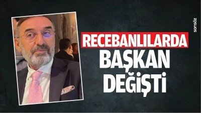 Recebanlılarda başkan değişti
