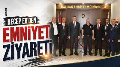 Recep Er&rsquo;den emniyet ziyareti
