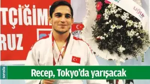 RECEP, TOKYO&rsquo;DA YARIŞACAK
