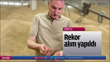 Rekor alım yapıldı