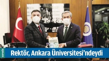 REKT&Ouml;R, ANKARA &Uuml;NİVERSİTESİ&rsquo;NDEYDİ